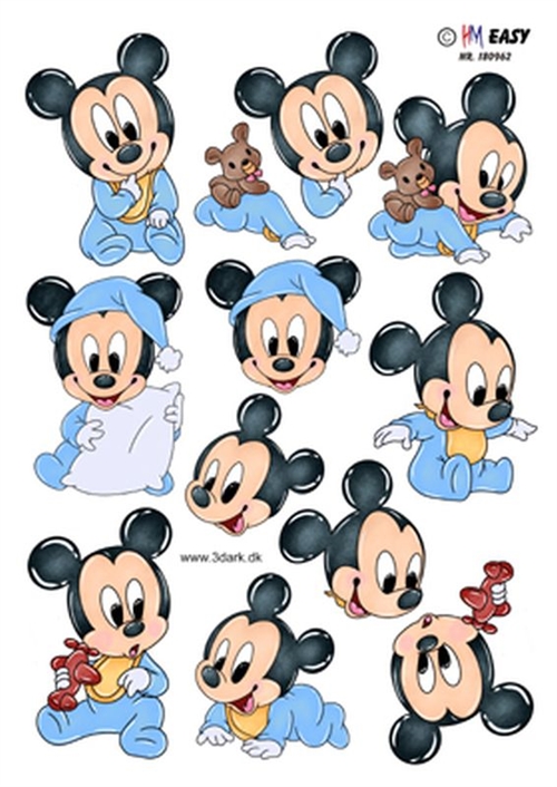 3D Baby Mickey